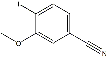 4-IODO-3-METHOXYBENZONITRILE Struktur