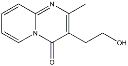 3-(2-HYDROXYETHYL)-2-METHYL-4H-PYRIDO(1,2-A) PYRIMIDINE-4-ONE 结构式