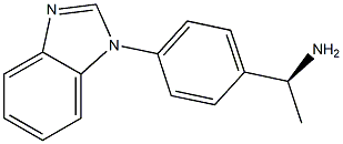 (1S)-1-[4-(1H-BENZIMIDAZOL-1-YL)PHENYL]ETHANAMINE,,结构式