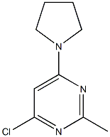 4-CHLORO-2-METHYL-6-PYRROLIDIN-1-YL-PYRIMIDINE, 95+% Structure