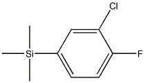  1-(TRIMETHYLSILYL)-3-CHLORO-4-FLUOROBENZENE 96%