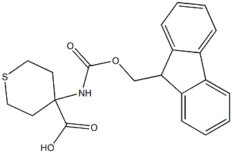 4-N-FMOC-AMINO-4-CARBOXYTETRAHYDROTHIO PYRAN 95% Structure