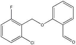 2-[(2-CHLORO-6-FLUOROBENZYL)OXY]BENZALDEHYDE 95+% Structure
