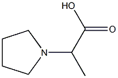 2-PYRROLIDIN-1-YLPROPANOIC ACID Struktur