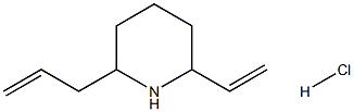 2-ALLYL-6-VINYL-PIPERIDINE HYDROCHLORIDE,,结构式
