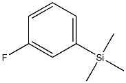 1-(TRIMETHYLSILYL)-3-FLUOROBENZENE 96% Structure