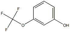 3-(TRIFLUOROMETHOXY)PHENOL,99% 化学構造式