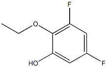 2-ETHOXY-3,5-DIFLUOROYPHENOL Structure
