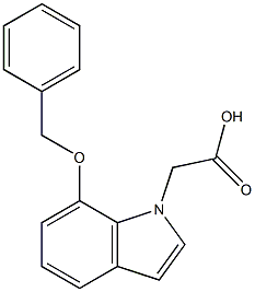 (7-BENZYLOXYINDOL-1-YL)ACETIC ACID, 95+%