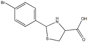 2-(4-BROMOPHENYL)-1,3-THIAZOLIDINE-4-CARBOXYLIC ACID Structure