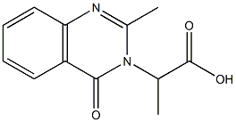 2-(2-METHYL-4-OXOQUINAZOLIN-3(4H)-YL)PROPANOIC ACID Structure