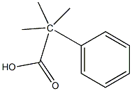 2-PHENYL-2,2-DIMETHYL PROPIONIC ACID Struktur