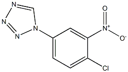 1-(4-CHLORO-3-NITROPHENYL)-1H-TETRAZOLE 结构式