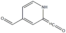 4-PYRIDINECARBOXALDEHYDE, [CARBONYL-14C]-, HPLC PURIFIED, 98% PURE WITH HPLC RADIOCHROMATOGRAM Struktur