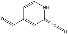 4-PYRIDINECARBOXALDEHYDE, [CARBONYL-14C]-, HPLC PURIFIED, 98% PURE WITH HPLC RADIOCHROMATOGRAM Structure