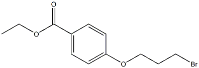 4-(3-BROMO-PROPOXY)-BENZOIC ACID ETHYL ESTER Structure