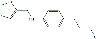 (4-ETHYLPHENYL)(THIEN-2-YL)METHYLAMINE HYDROCHLORIDE Struktur