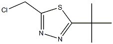 2-TERT-BUTYL-5-CHLOROMETHYL-1,3,4-THIADIAZOLE 95% Struktur