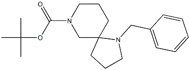 1-Benzyl-7-Boc-1,7-diaza-spiro[4.5]decane 化学構造式