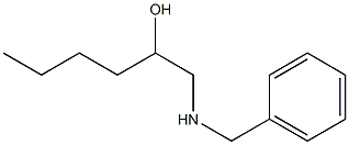 1-Benzylamino-hexan-2-ol,,结构式