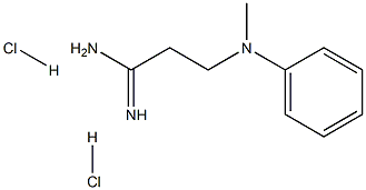 3-(Methyl-phenyl-amino)-propionamidine 2HCl