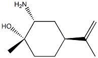 trans-2-Amino-4(S)-isopropenyl-1-methyl-cyclohexanol Structure