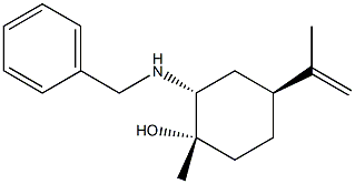 trans-2-Benzylamino-4(S)-isopropenyl-1-methyl-cyclohexanol Structure