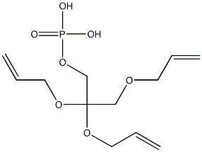 PHOSPHORIC ACID MONO-(2,2,3-TRIS-ALLYLOXY-PROPYL) ESTER Structure