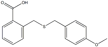 2-(4-METHOXY-BENZYLSULFANYLMETHYL)-BENZOIC ACID