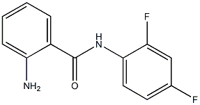 2-AMINO, N-(2,4-DIFLUORO PHENYL)BENZAMIDE Structure