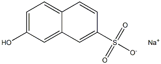 2-Hydroxy-7-naphthalene Sulfonic Acid Sodium 结构式