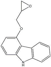 4-(2,3-Epoxyporpaneoxy)Carbazole Structure