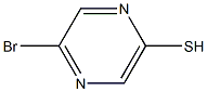 2-BROMO-5-MERCAPTOPYRAZINE,,结构式