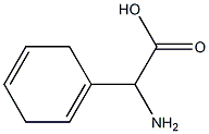D-(-)-2-AMINO-2-(1,4-CYCLOHEXADIENYL)ACETIC ACID Structure