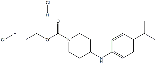  4-P-ISOPROPYLPHENYLAMINO-N-CARBETHOXYPIPERIDINEDIHYDROCHLORIDE