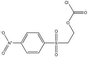 2-(4-NITROPHENYLSULFONYL)ETHYLCHLOROFORMATE Structure