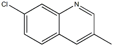 3-METHYL-7-CHLOROQUINOLINE 结构式