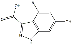 4-FLUORO-6-HYDROXYINDAZOLE-3-CARBOXYLIC ACID