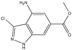 4-AMINO-3-CHLORO-6-METHOXYCARBONYLINDAZOLE|