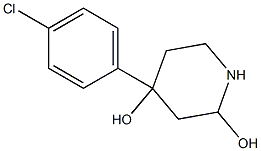 4-(4-CHLOROPHENYL)-4-HYDROXYPIPERIDOL,,结构式