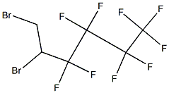 1,2-DIBROMO-1H,1H,2H-PERFLUOROHEXANE Struktur