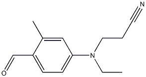 N-CYANOETHYL-N-ETHYL-2-METHYL-4-AMINOBENZALDEHYDE Struktur