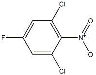 2,6-DICHLORO-4-FLUORONITROBENZENE Structure