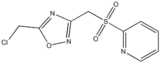 5-(CHLOROMETHYL)-3-((PYRID-2-YLSULFONYL)METHYL)-1,2,4-OXADIAZOLE