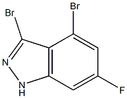 3,4-DIBROMO-6-FLUOROINDAZOLE Struktur