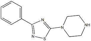 1-(3-PHENYL-1,2,4-THIADIAZOL-5-YL)PIPERAZINE Struktur