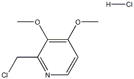 2-CHLOROMETHYL-3,4-DIMETHYLOXYPYRIDINE HYDROCHLORIDE Structure