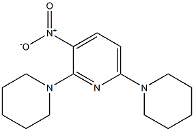 2,6-DIPIPERIDINO-3-NITROPYRIDINE,,结构式