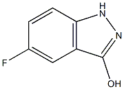 5-FLUORO-3-HYDROXYINDAZOLE 结构式