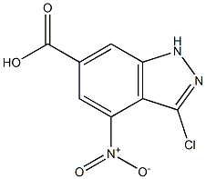 3-CHLORO-4-NITROINDAZOLE-6-CARBOXYLIC ACID